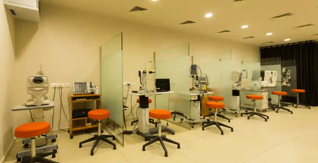 Trinity Eye Examination Area